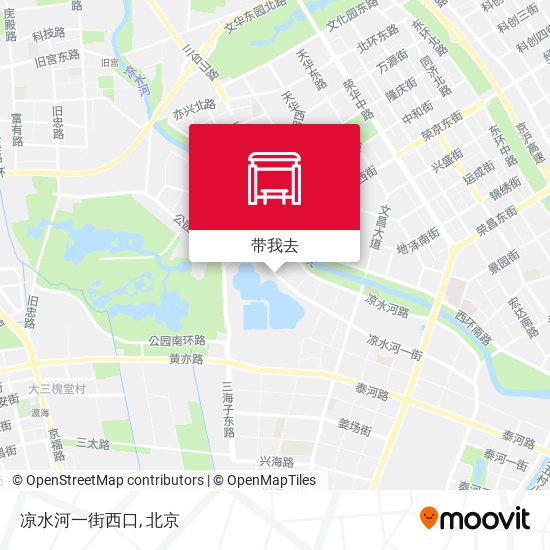 凉水河一街西口地图