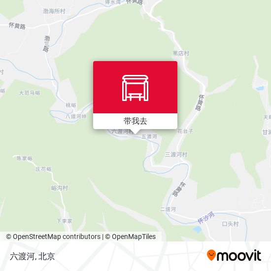六渡河地图