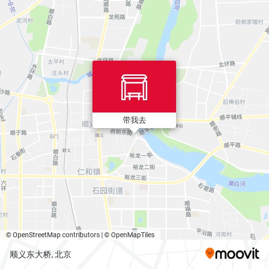 顺义东大桥地图