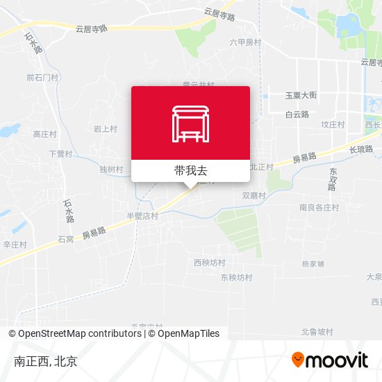 南正西地图