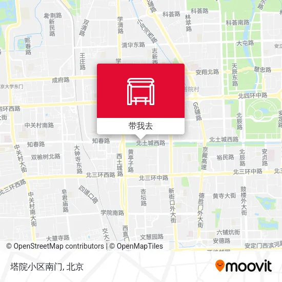 塔院小区南门地图