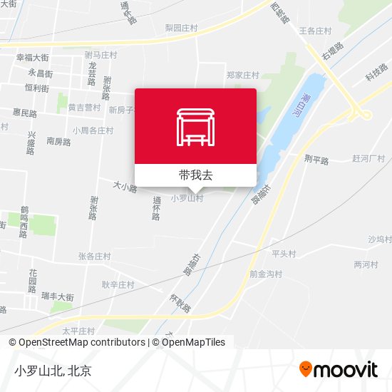 小罗山北地图