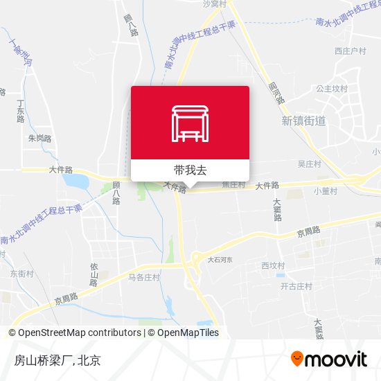 房山桥梁厂地图