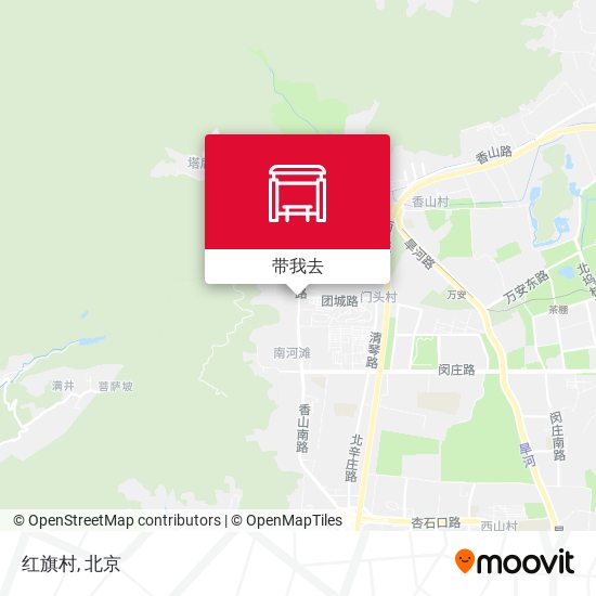 红旗村地图