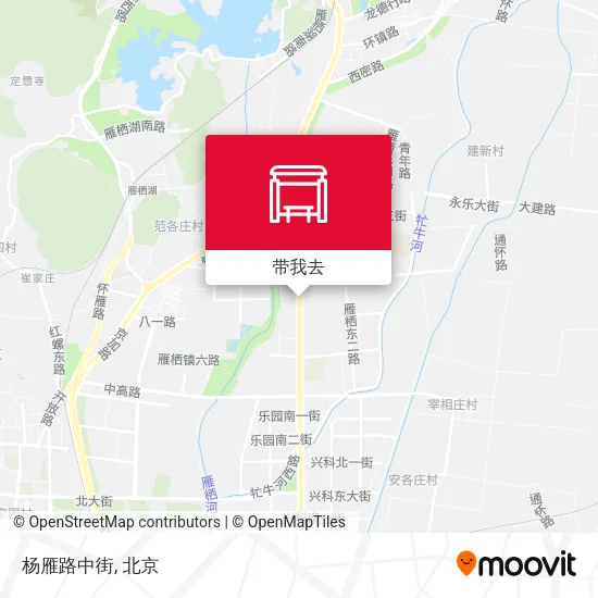 杨雁路中街地图