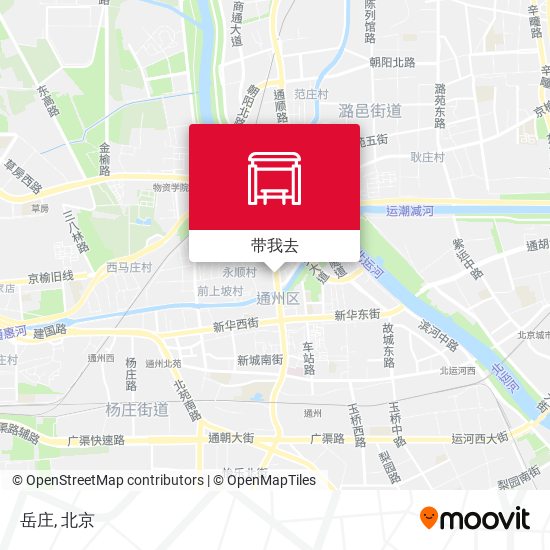 岳庄地图