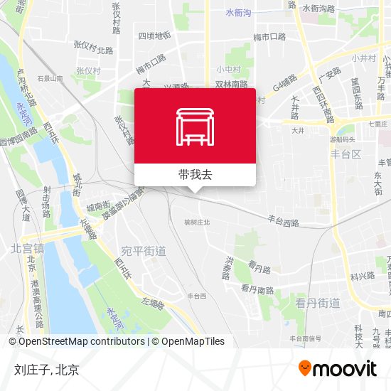 刘庄子地图