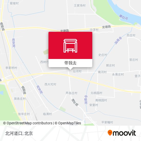 北河道口地图
