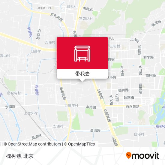 槐树巷地图