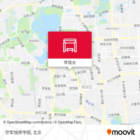 空军指挥学院地图