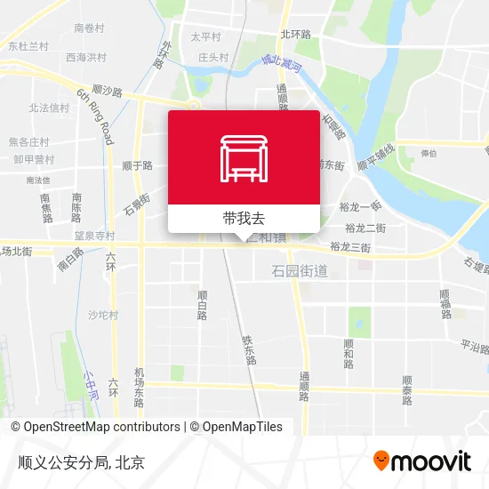 顺义公安分局地图