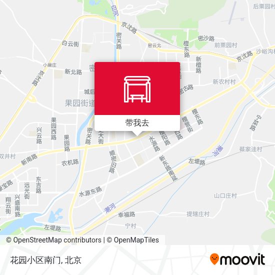 花园小区南门地图