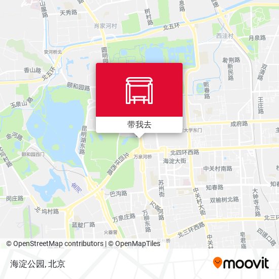 海淀公园地图