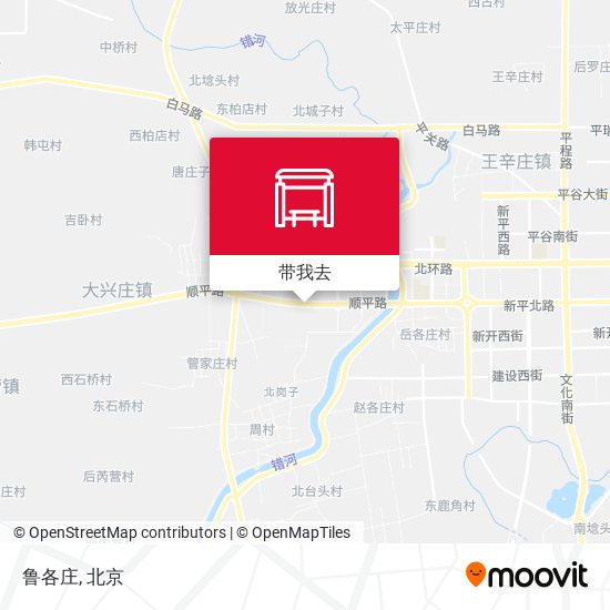 鲁各庄地图