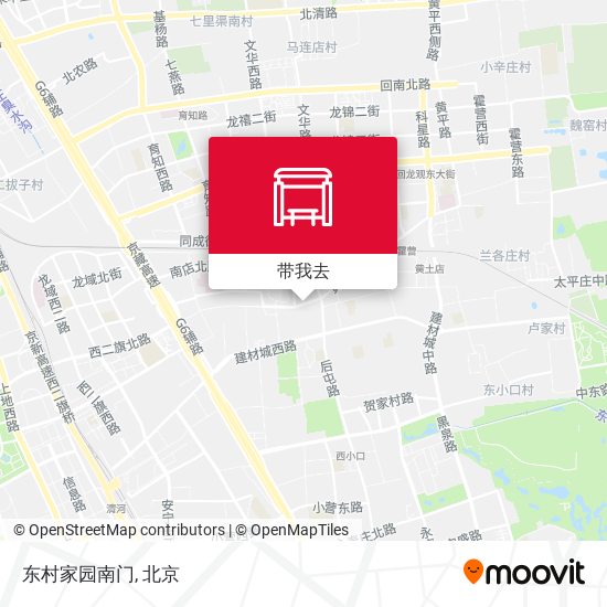 东村家园南门地图