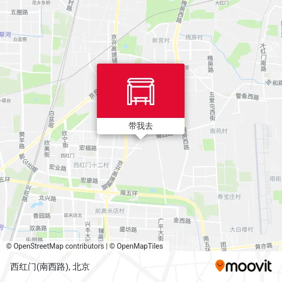 西红门(南西路)地图
