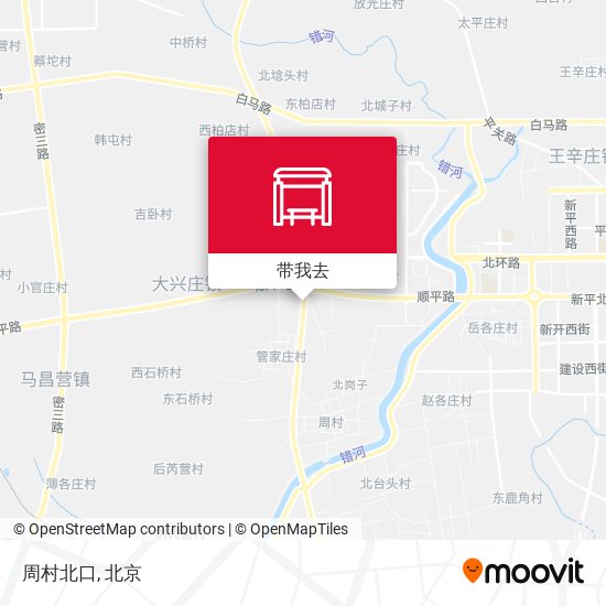 周村北口地图