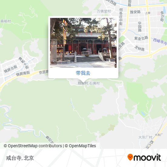 戒台寺地图
