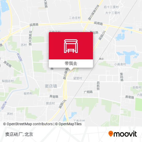 窦店砖厂地图