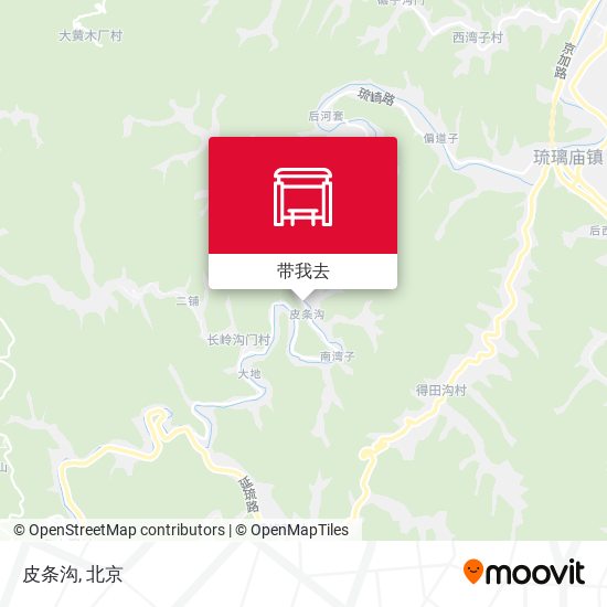 皮条沟地图