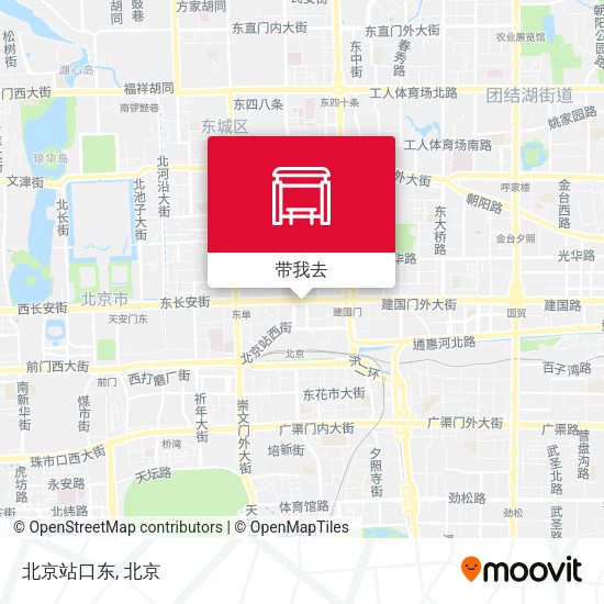 北京站口东地图