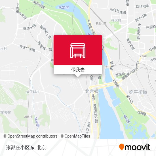 张郭庄小区东地图