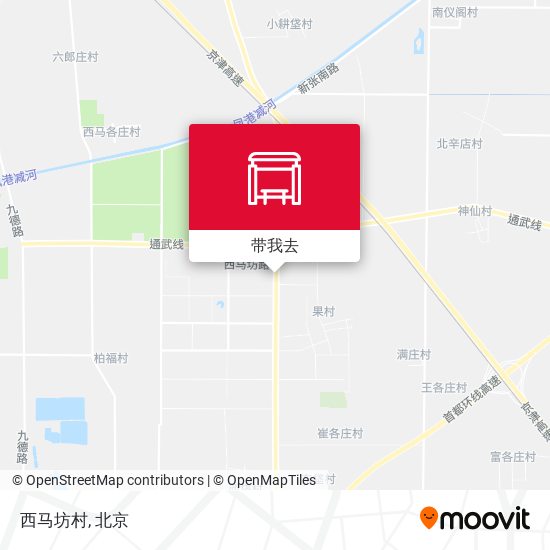 西马坊村地图