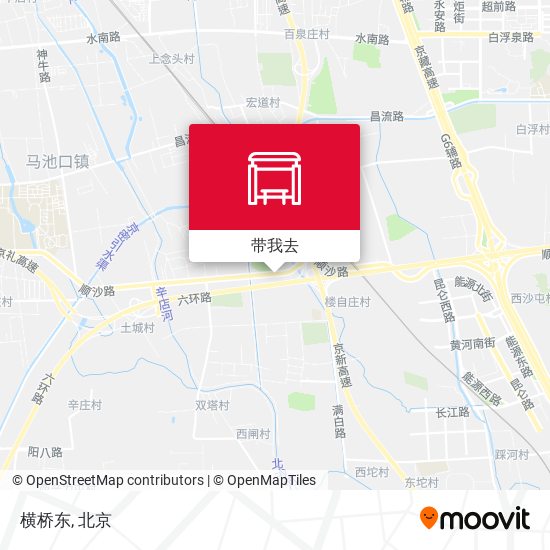 横桥东地图