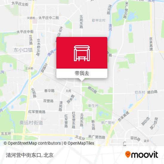 清河营中街东口地图