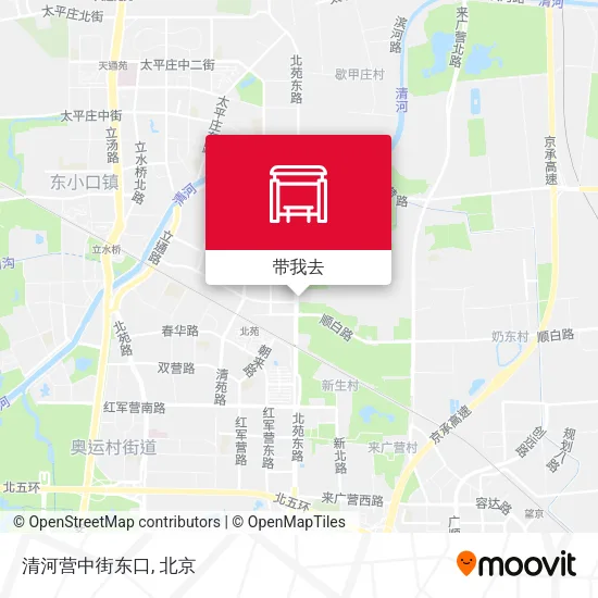 清河营中街东口地图
