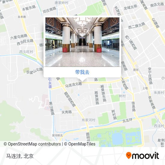 马连洼地图