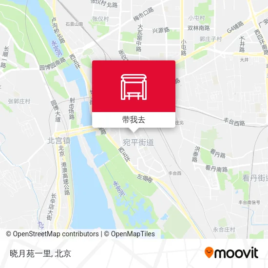 晓月苑一里地图
