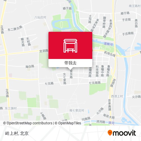 岭上村地图