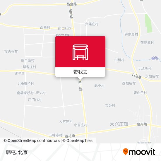 韩屯地图