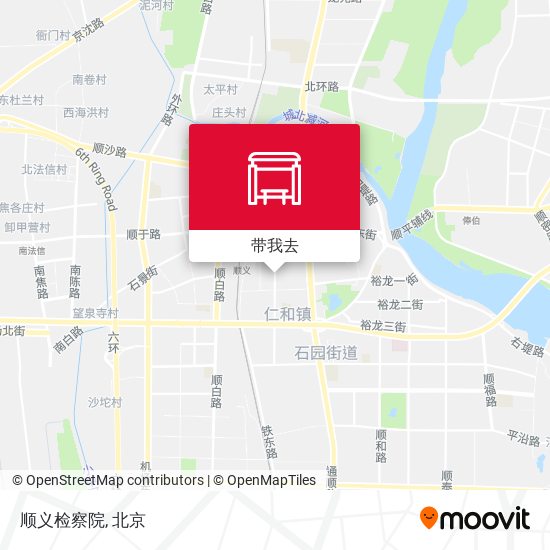 顺义检察院地图