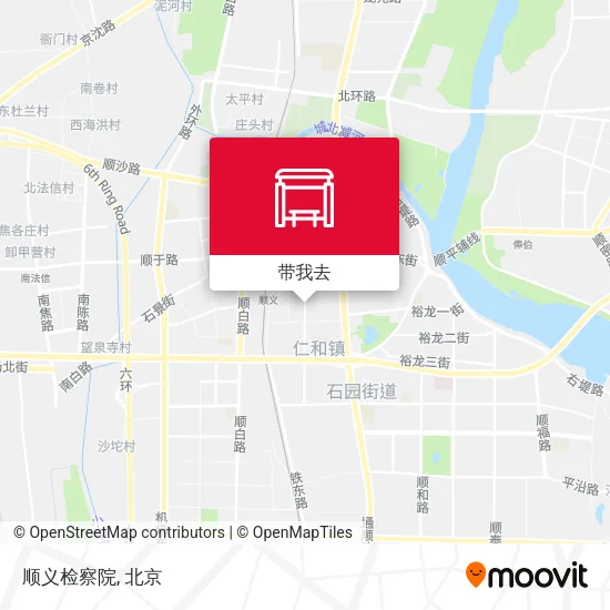 顺义检察院地图