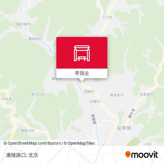康陵路口地图