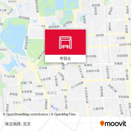 海淀南路地图