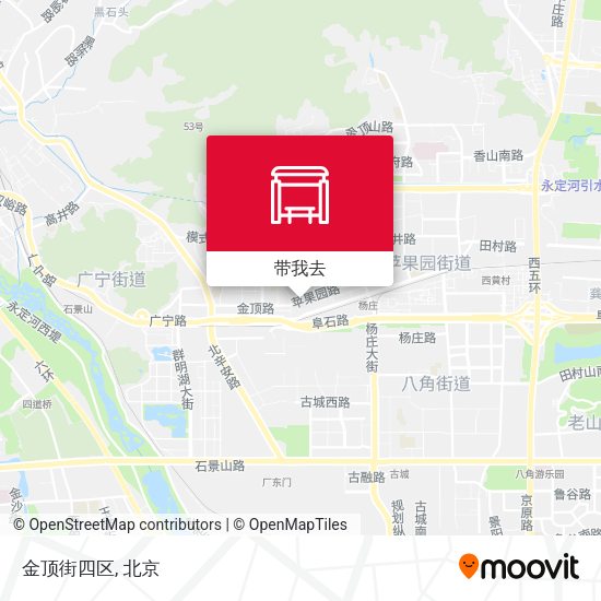 金顶街四区地图