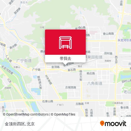 金顶街四区地图