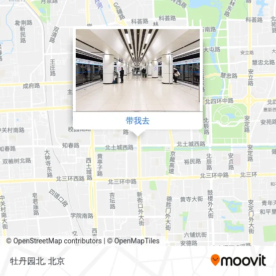 牡丹园北地图