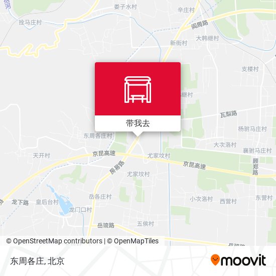 东周各庄地图