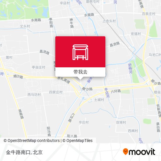 金牛路南口地图