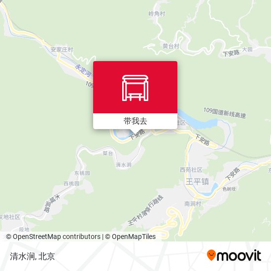 清水涧地图