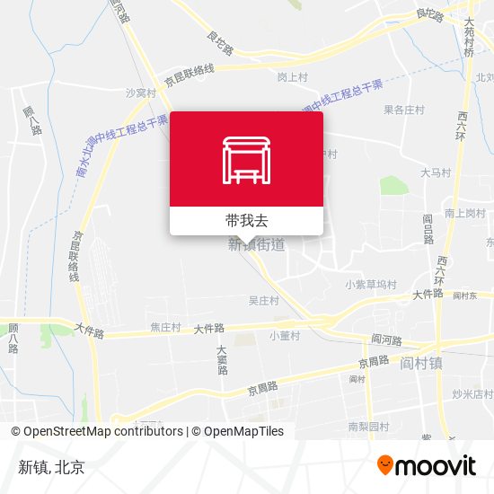 新镇地图