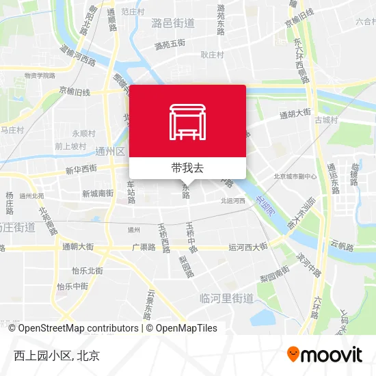 西上园小区地图