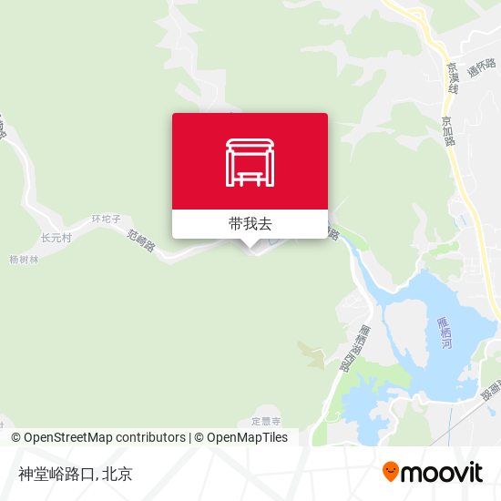 神堂峪路口地图