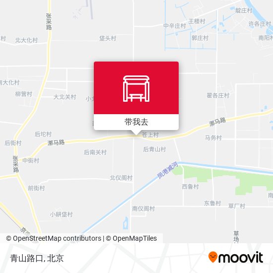 青山路口地图