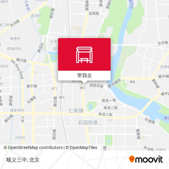 顺义三中地图