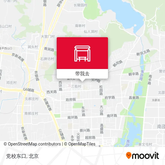 党校东口地图
